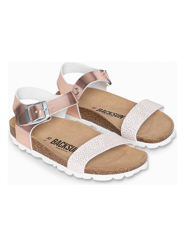 BACKSUN Sandały "Shangri" w kolorze jasnoróżowym rozmiar: 30