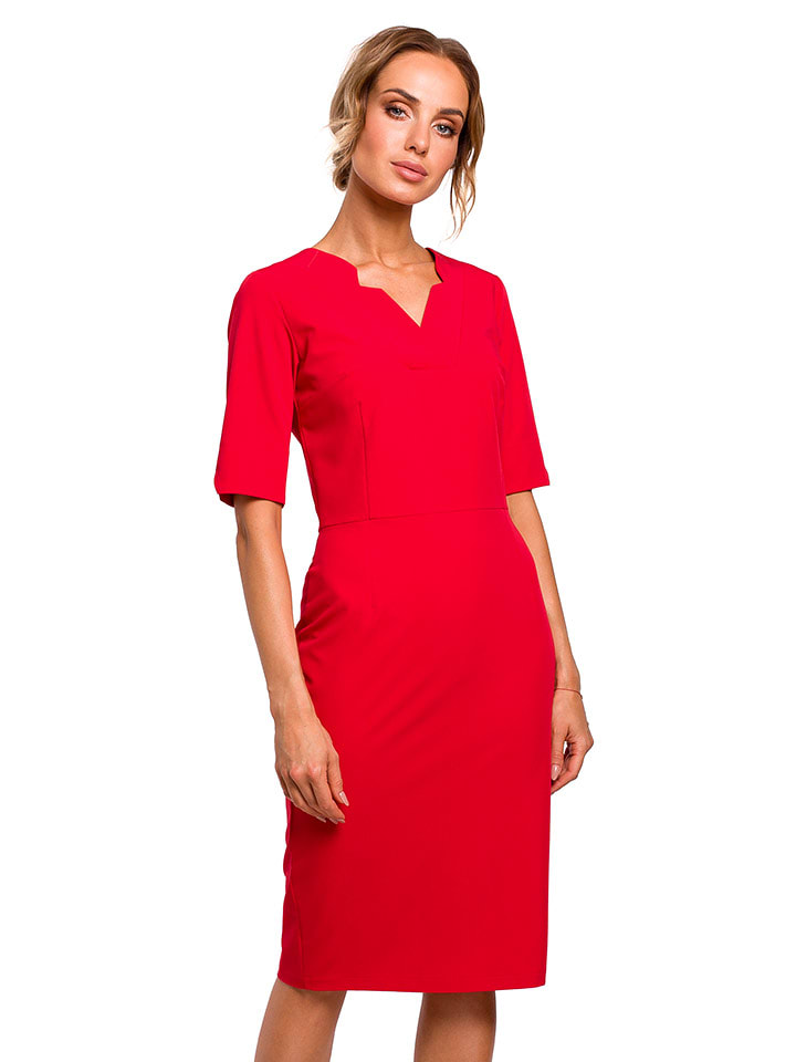 made of emotion Sukienka w kolorze czerwonym rozmiar: M