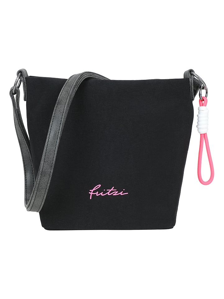 Fritzi aus Preußen Skórzana torebka w kolorze czarnym - 25 x 23,5 x 5 cm rozmiar: onesize