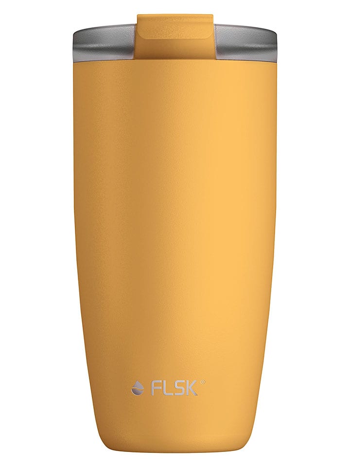 FLSK Kubek w kolorze żółtym do kawy - 500 ml rozmiar: onesize