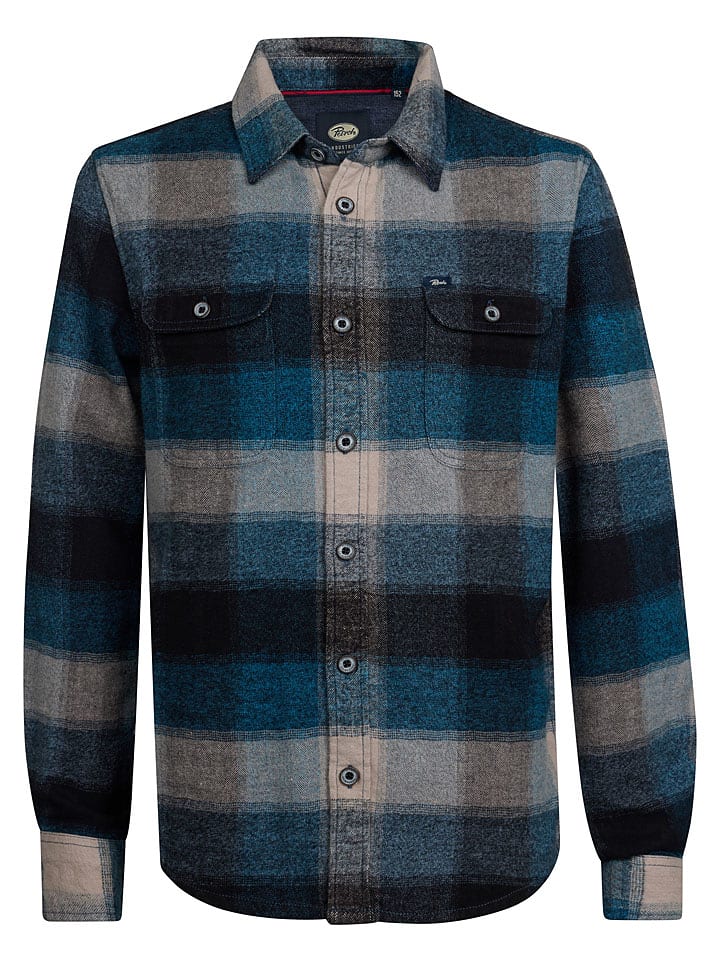 Petrol Industries Koszula w kolorze niebiesko-antracytowym rozmiar: 140