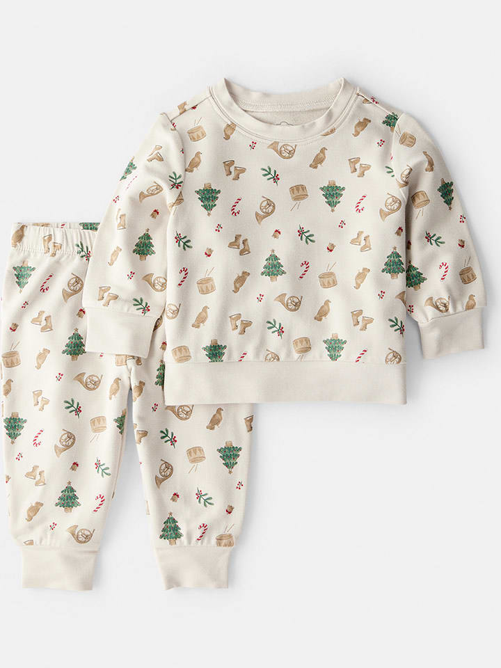 carter's 2-częściowy zestaw w kolorze kremowym rozmiar: 80