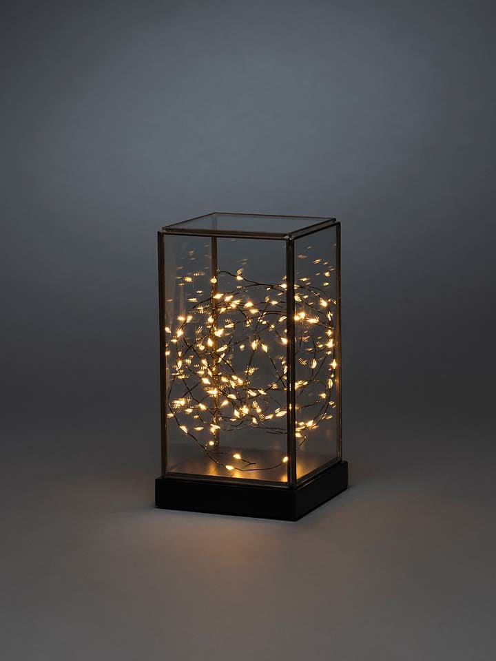 Konstsmide Lampa dekoracyjna LED w kolorze czarnym - 11 x 20 x 11 cm rozmiar: onesize