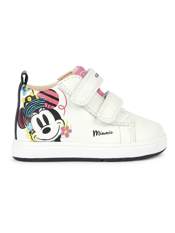 Geox Skórzane sneakersy "Biglia" w kolorze białym rozmiar: 25