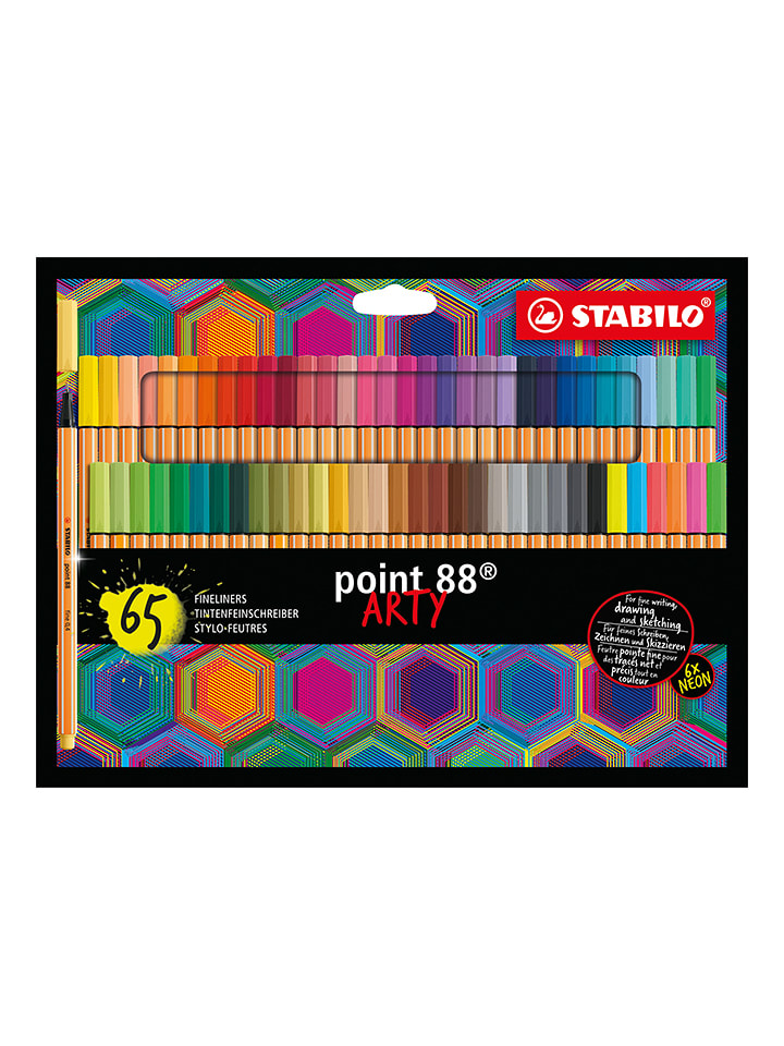 STABILO Cienkopisy (65 szt.) "STABILO point 88 - ARTY" rozmiar: onesize