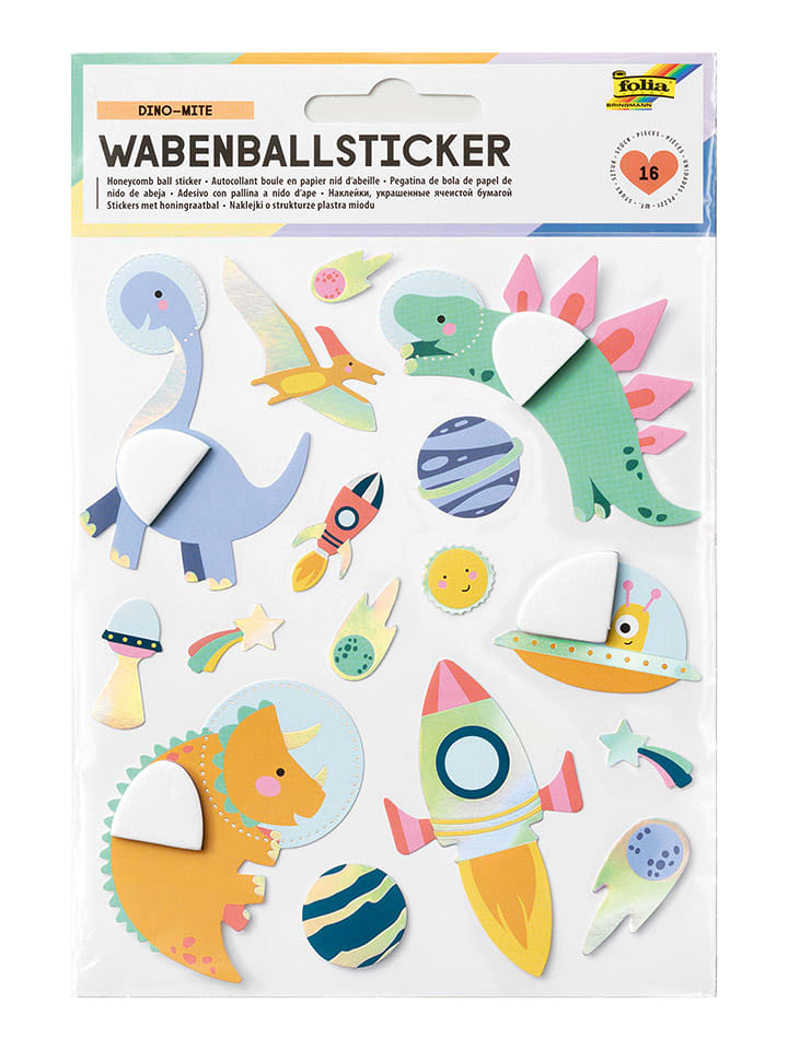 folia PAPER Naklejki "Dino-Mite" rozmiar: onesize