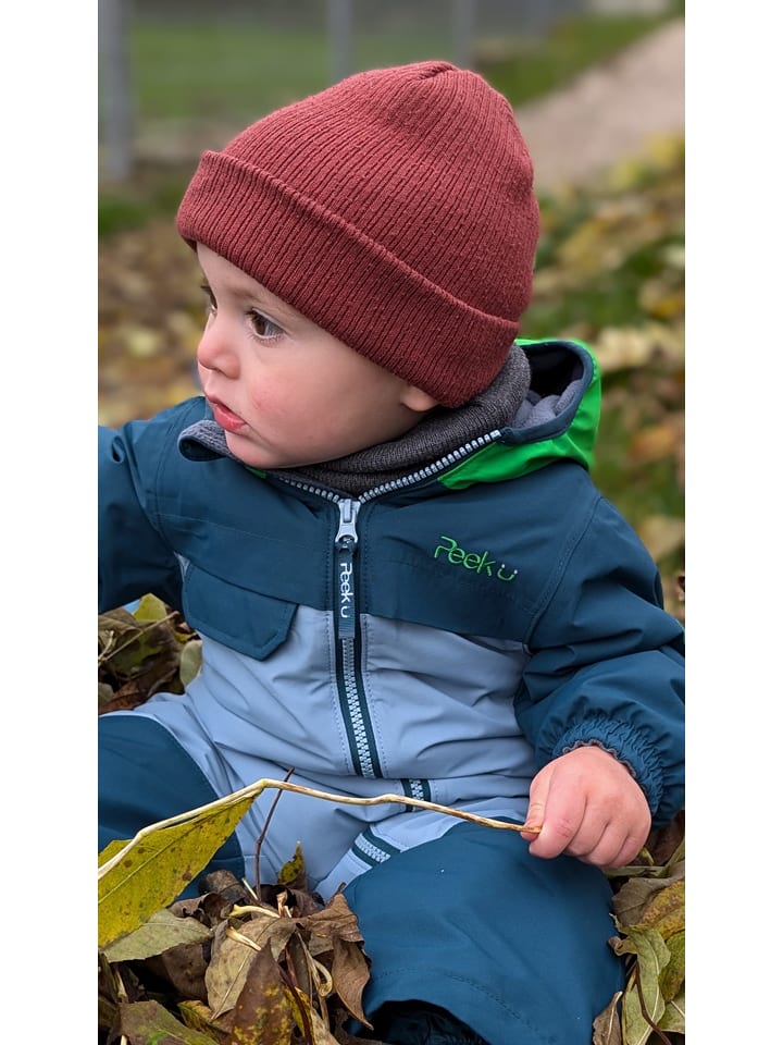 Peek U Kombinezon zimowy "Heath" w kolorze zielono-szarym rozmiar: 86