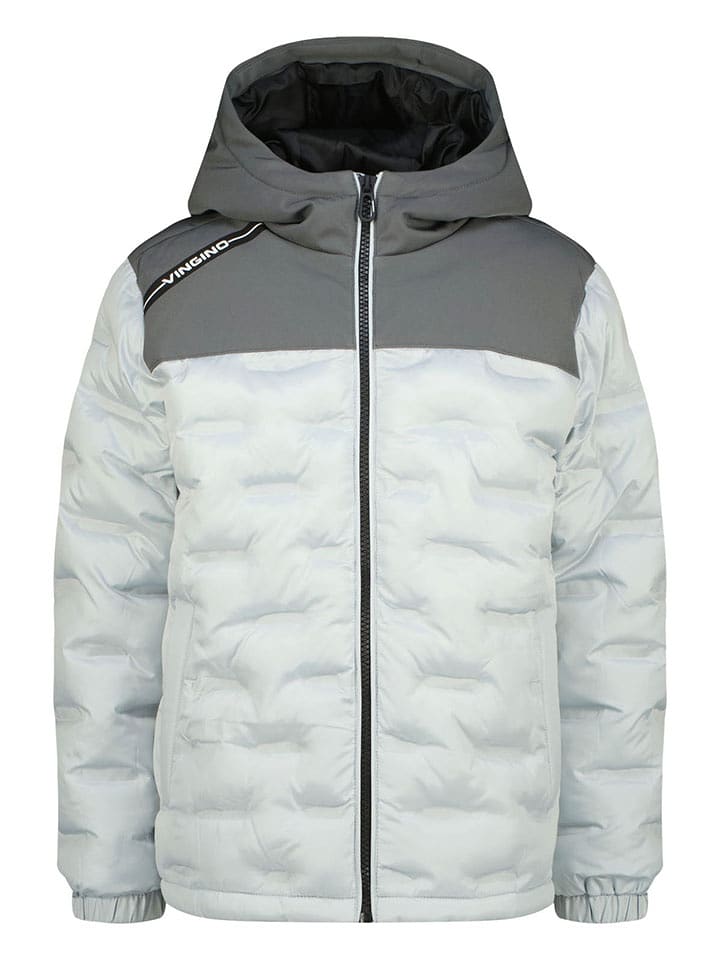 Vingino Kurtka pikowana "Tain" w kolorze jasnoszarym rozmiar: 152