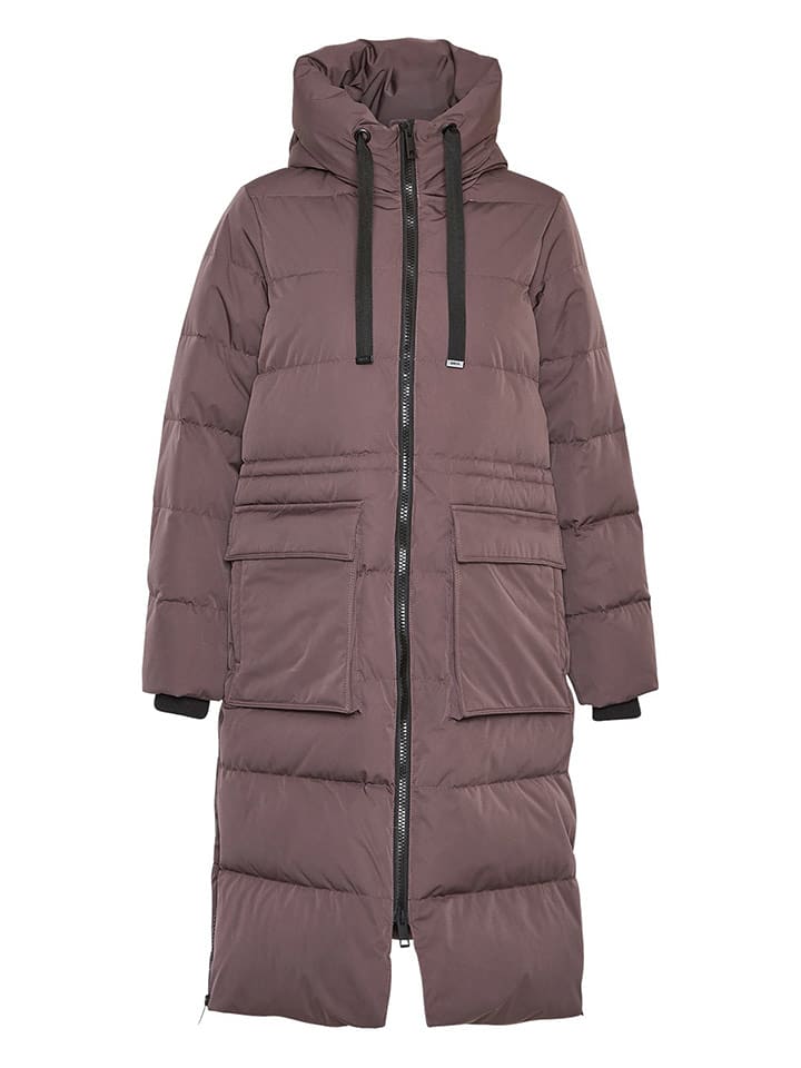 MOSS COPENHAGEN Płaszcz puchowy "Pavine" w kolorze fioletowym rozmiar: XS/S