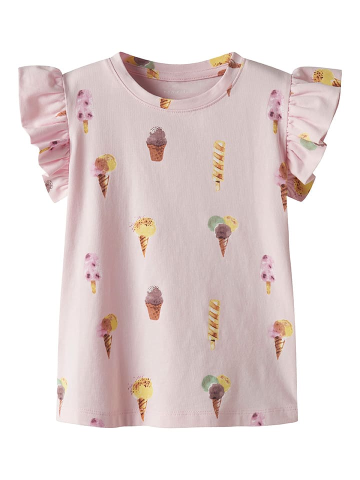 name it Koszulka w kolorze jasnoróżowym rozmiar: 92