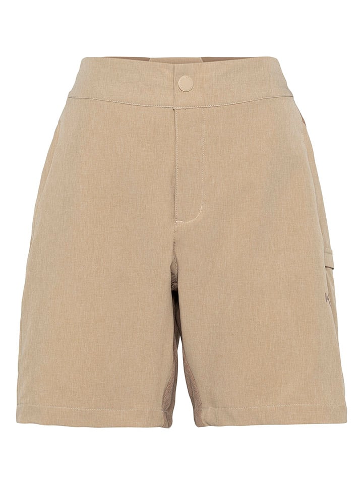 KARI TRAA Szorty turystyczne "Sanne" w kolorze beżowym rozmiar: S