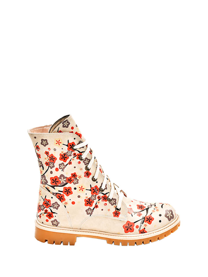 Streetfly Trzewiki w kolorze beżowym ze wzorem rozmiar: 41