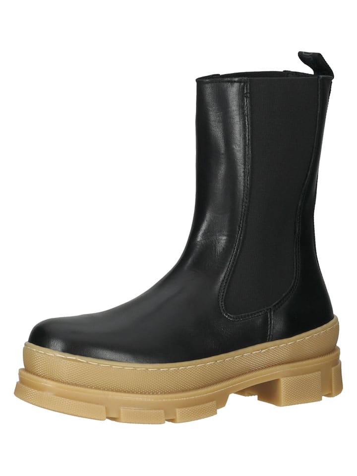 Steve Madden Skórzane kozaki w kolorze czarnym rozmiar: 36