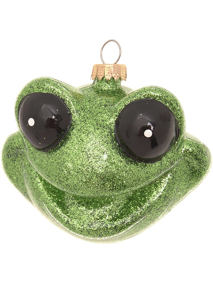 Krebs Glas Lauscha Ozdoba choinkowa w kolorze zielonym - szer. 9 cm rozmiar: onesize