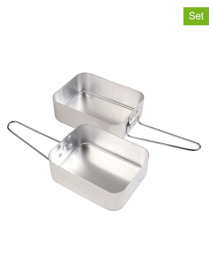 Regatta Miski kempingowe (2 szt.) w kolorze srebrnym rozmiar: onesize