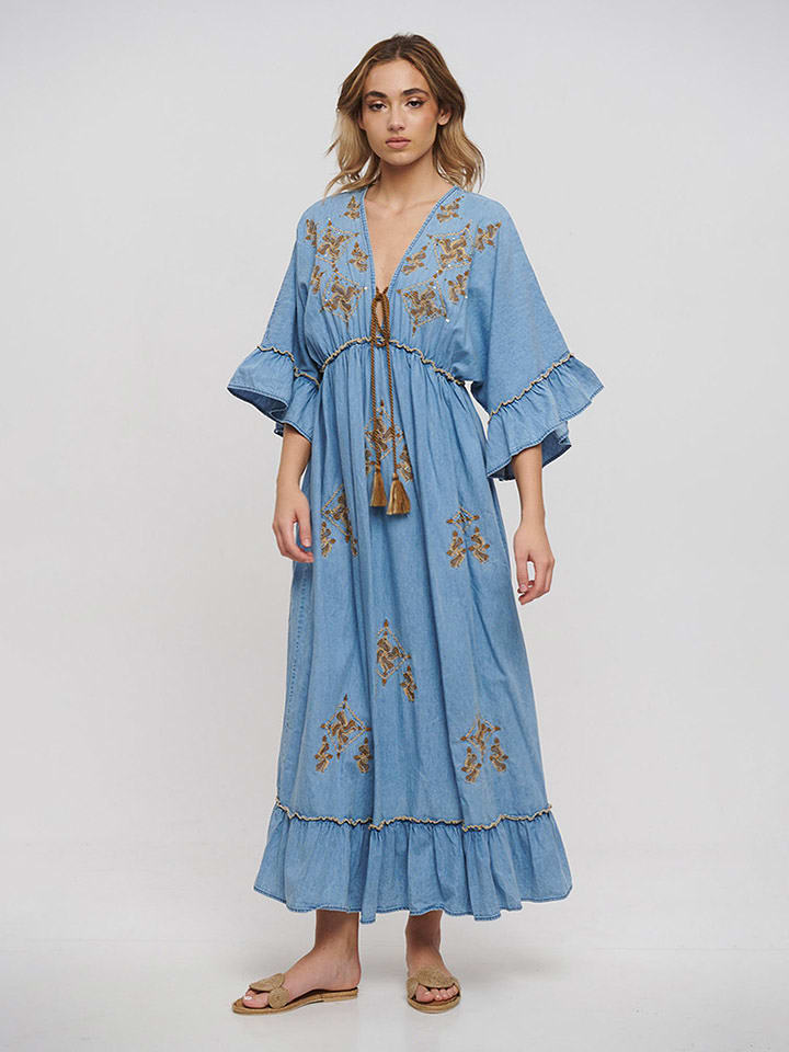 BLE Sukienka w kolorze niebieskim rozmiar: onesize