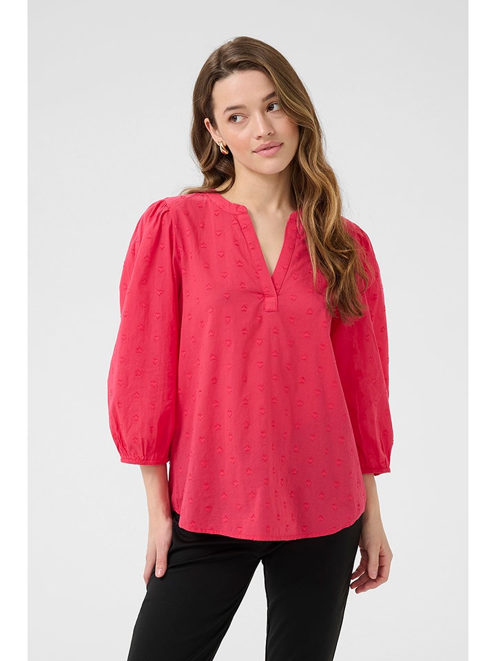 Kaffe Bluzka w kolorze różowym rozmiar: 38