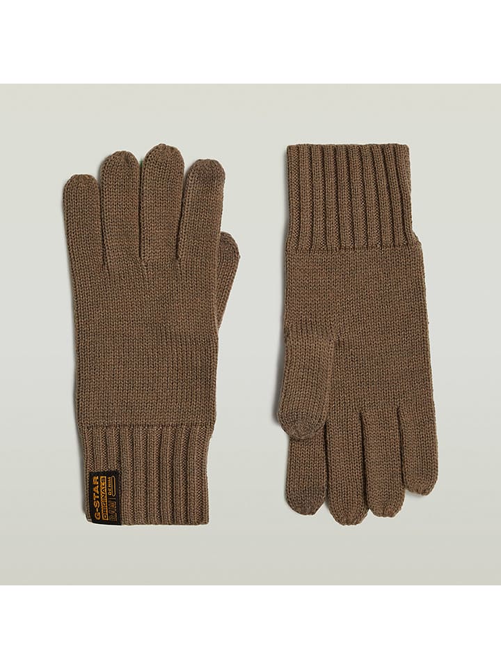 G-Star Rękawiczki w kolorze jasnobrązowym rozmiar: M