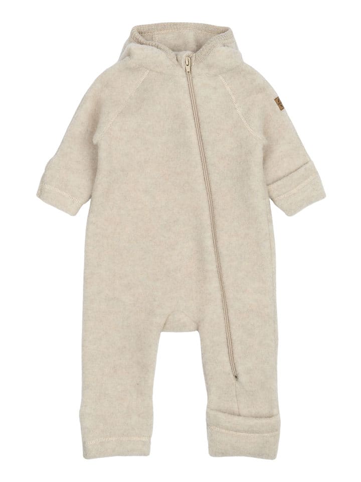 mikk-line Wełniany kombinezon w kolorze kremowym rozmiar: 98