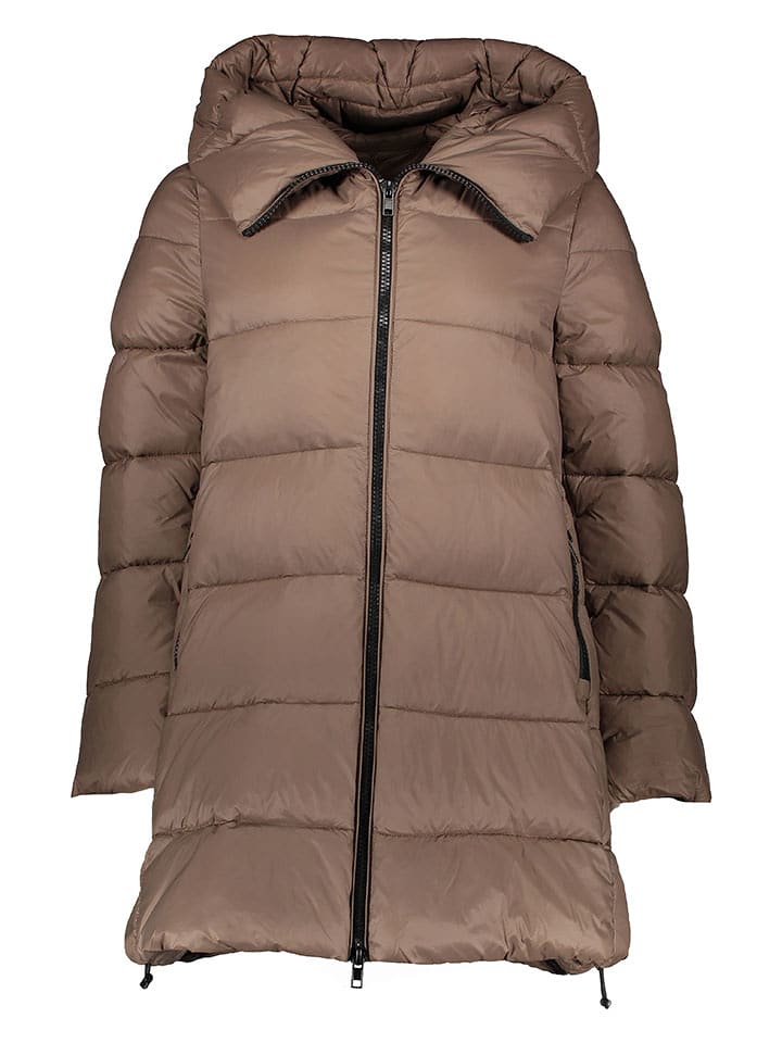 CANADIAN Płaszcz pikowany w kolorze jasnobrązowym rozmiar: 34