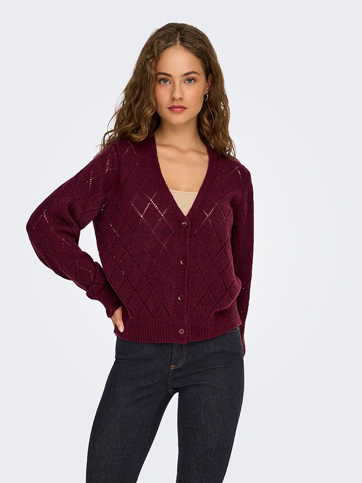 JDY Kardigan w kolorze czerwonym rozmiar: M