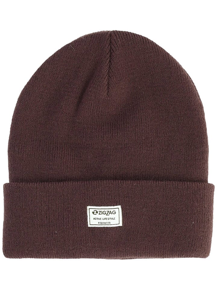 Zigzag Czapka "Rizzo" w kolorze brązowym rozmiar: onesize