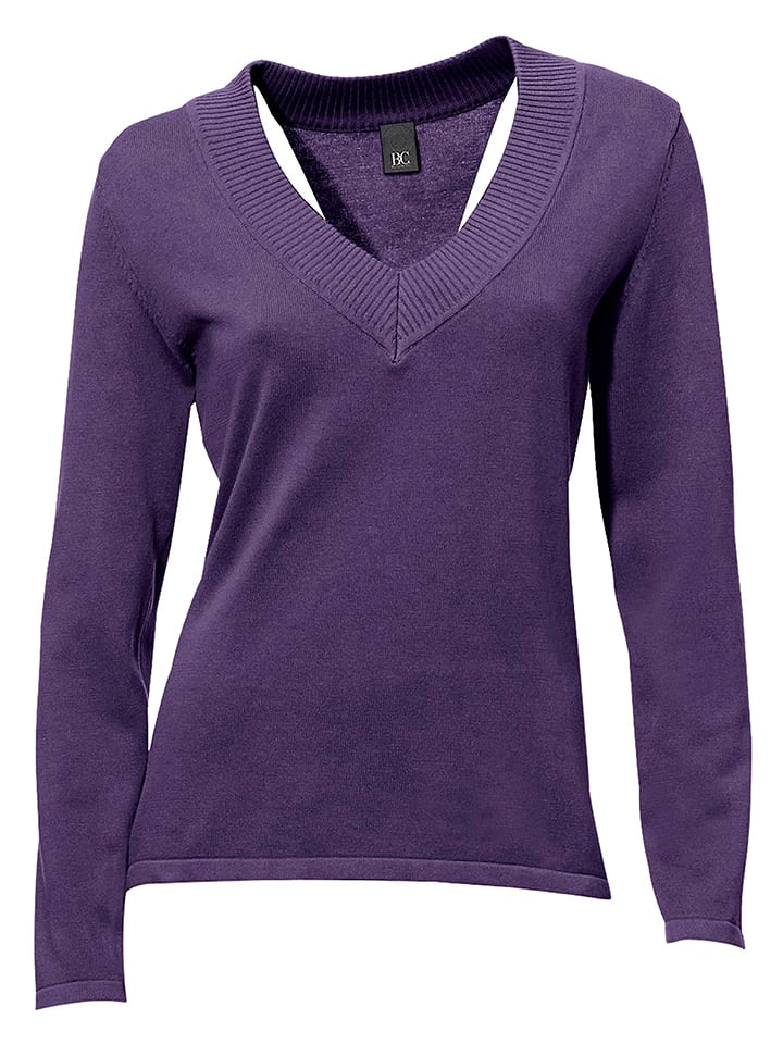 Heine Sweter w kolorze fioletowym rozmiar: 36