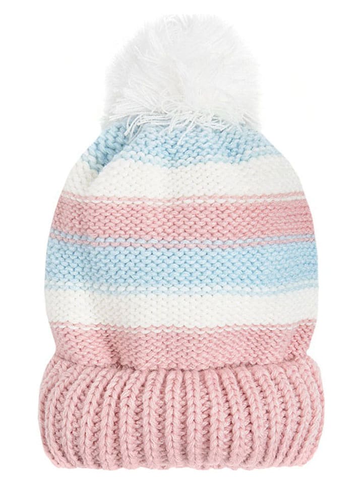 COOL CLUB Czapka w kolorze jasnoróżowo-biało-błękitnym rozmiar: 54 cm