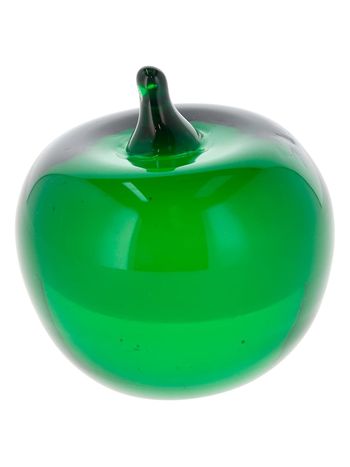 Villa Collection Figurka dekoracyjna "Apple" w kolorze zielonym - 7,5 x 7,5 cm rozmiar: onesize