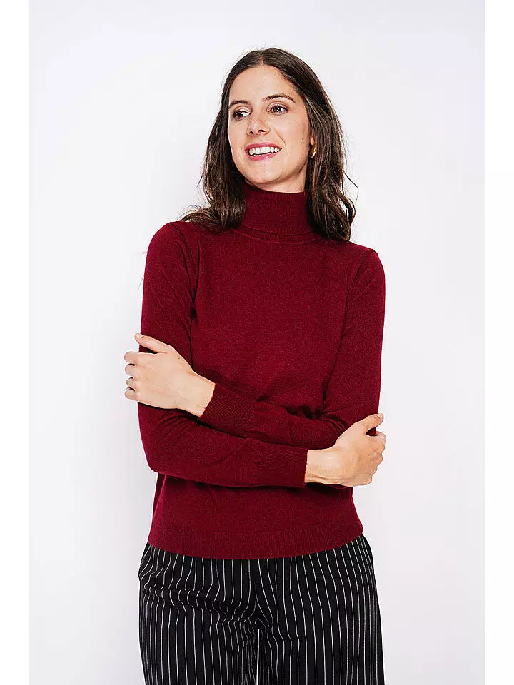 ASSUILI Golf w kolorze bordowym rozmiar: 34