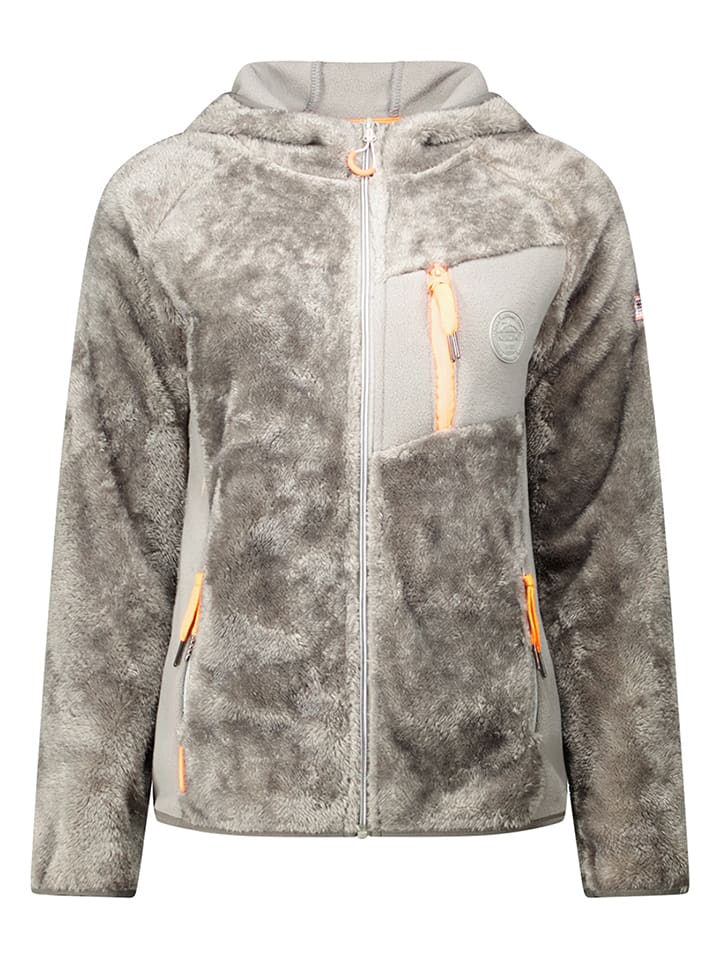 Geographical Norway Kurtka polarowa "Toscana" w kolorze szarym rozmiar: XL