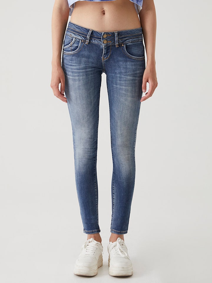 LTB Dżinsy "Julita X" - Skinny fit - w kolorze niebieskim rozmiar: W33/L30