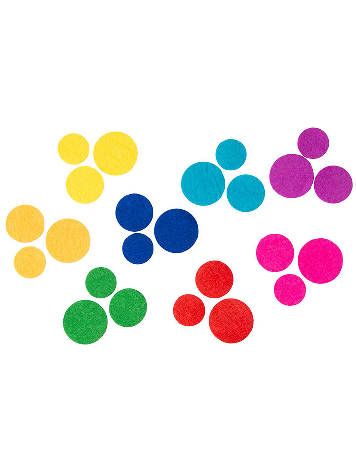 SUNNYSUE Naklejki filcowe (360 szt.) w różnych kolorach rozmiar: onesize