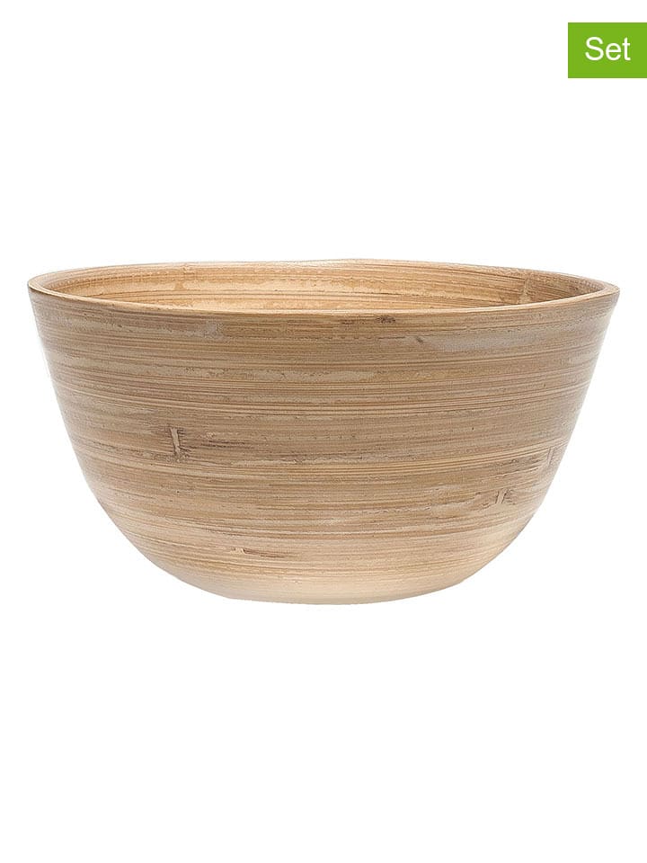 Ibili Miski (2 szt.) w kolorze beżowym do przekąsek - Ø 15 cm rozmiar: onesize