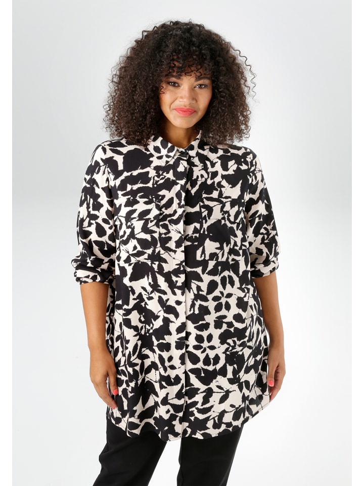 Aniston Bluzka w kolorze czarno-kremowym rozmiar: 50