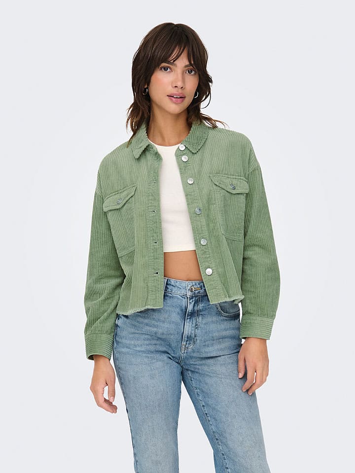 ONLY Kurtka dżinsowa w kolorze zielonym rozmiar: XL