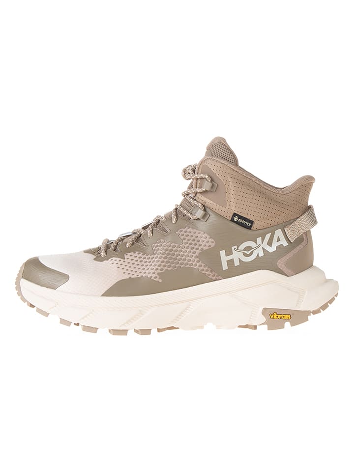 HOKA ONE ONE Buty "Trail Code GTX" w kolorze beżowym do biegania rozmiar: 42 2/3