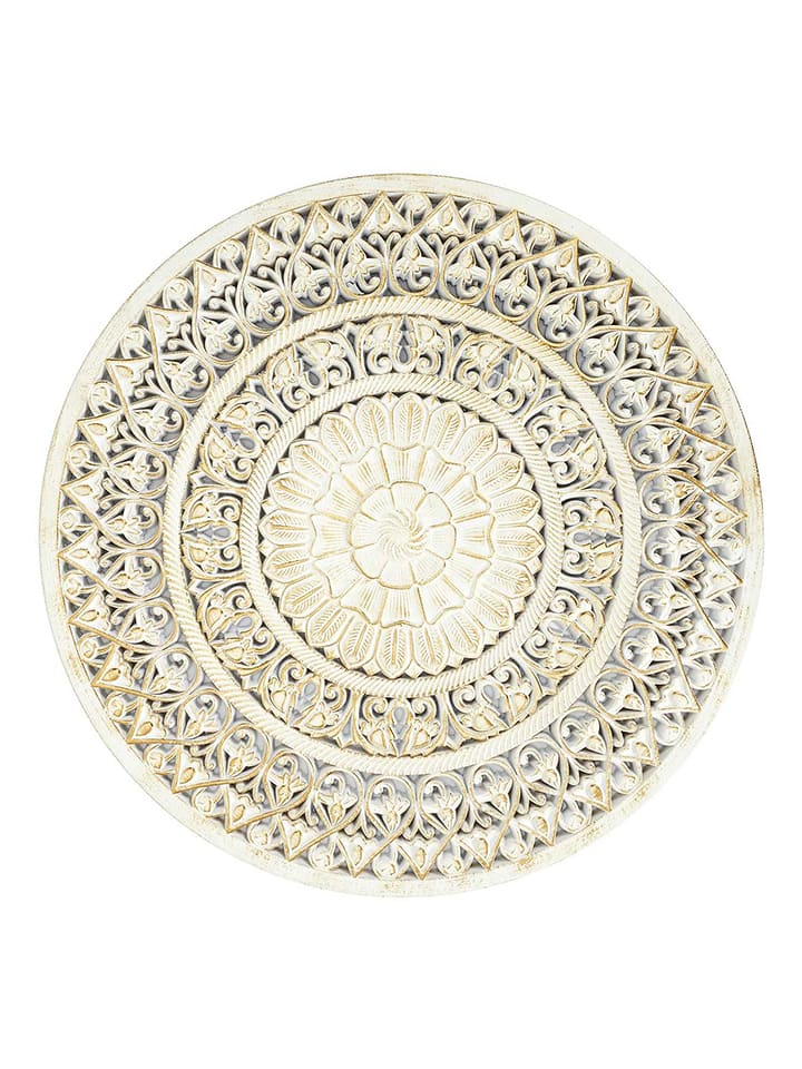 Ethnical Life Dekoracja ścienna w kolorze białym - Ø 60 cm rozmiar: onesize