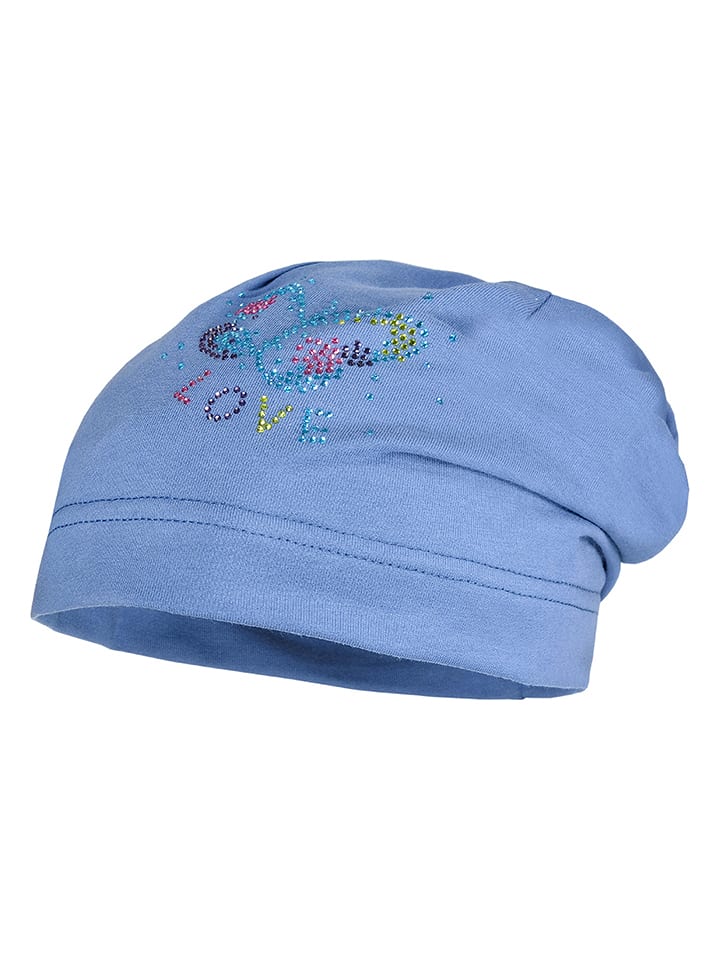 MaxiMo Czapka beanie w kolorze niebieskim rozmiar: 51 cm