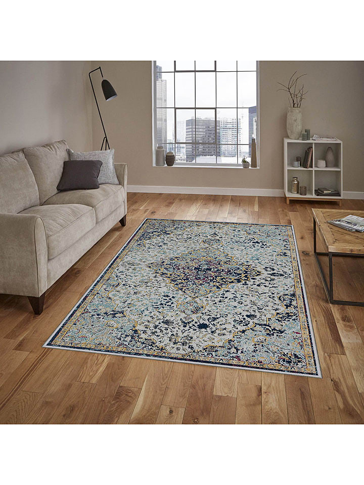 Conceptum Hypnose Dywan ''Woopamuk169'' w kolorze beżowym ze wzorem rozmiar: 100x200 cm