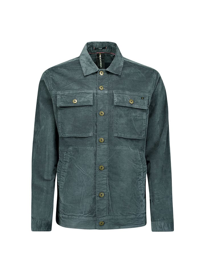 No Excess Kurtka sztruksowa w kolorze szarym rozmiar: XXL