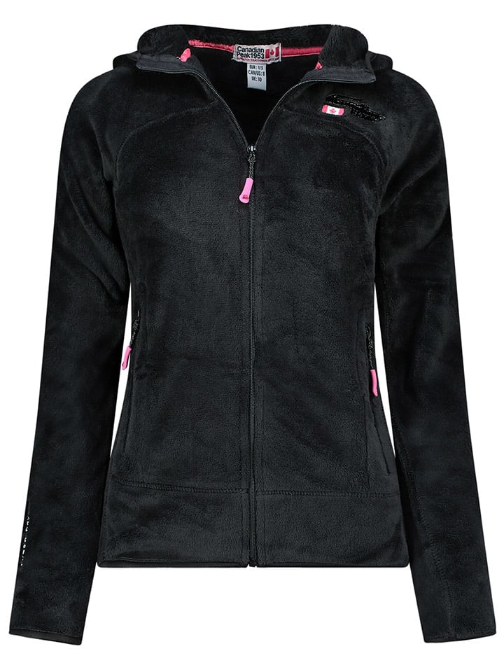 Canadian Peak Kurtka polarowa "Upaloodeak" w kolorze czarnym rozmiar: M