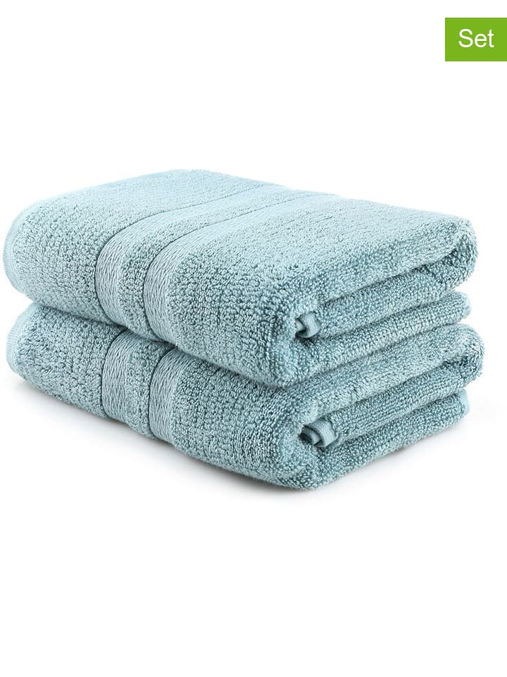 Elizabed Ręczniki (2 szt.) w kolorze zielonym do rąk rozmiar: 50x90 cm