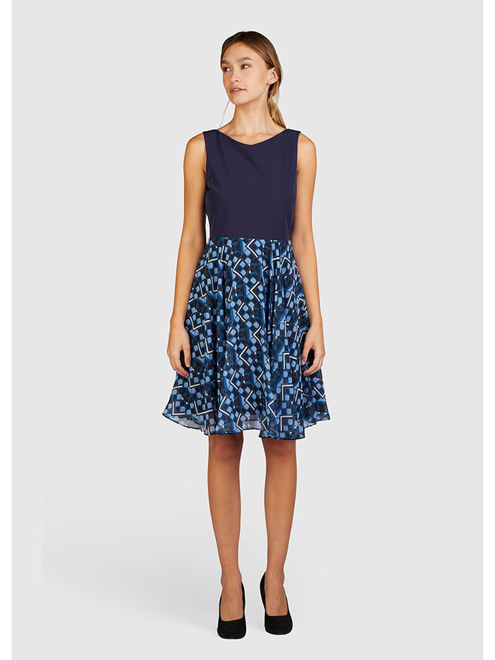 Kleo Sukienka w kolorze niebiesko-granatowym rozmiar: 44