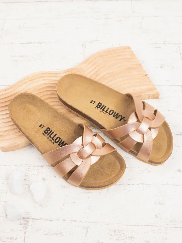 billowy Klapki w kolorze jasnoróżowym rozmiar: 40