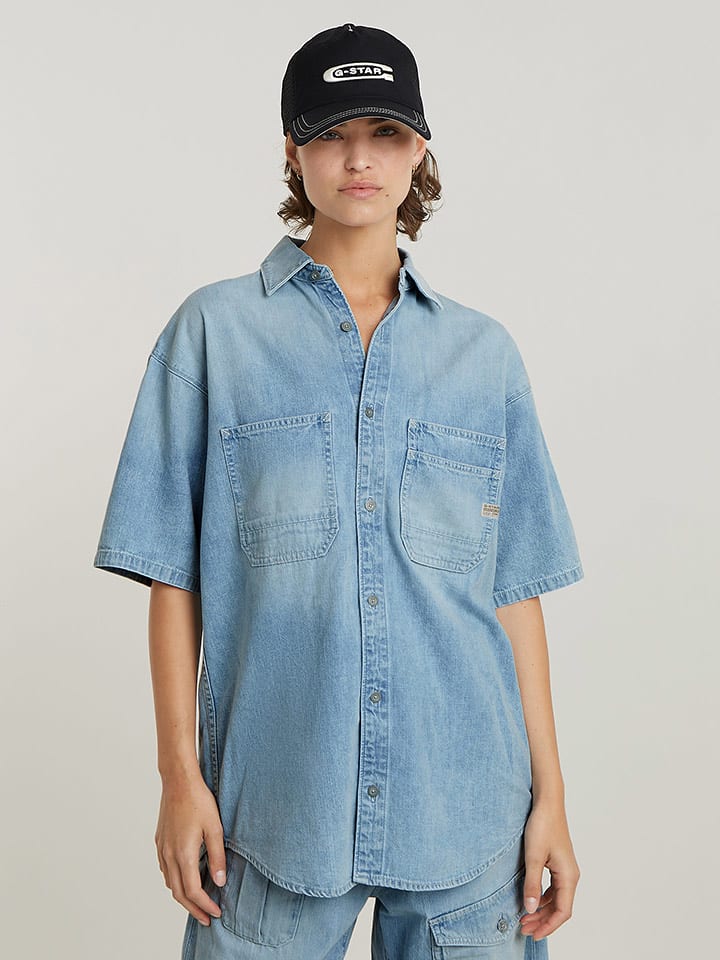 G-Star Koszula dżinsowa w kolorze błękitnym rozmiar: S