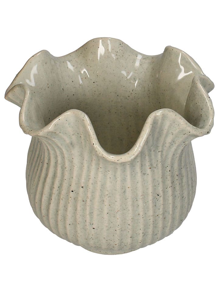 Kersten Doniczka w kolorze beżowym - wys. 19,5 x Ø 21 cm rozmiar: onesize