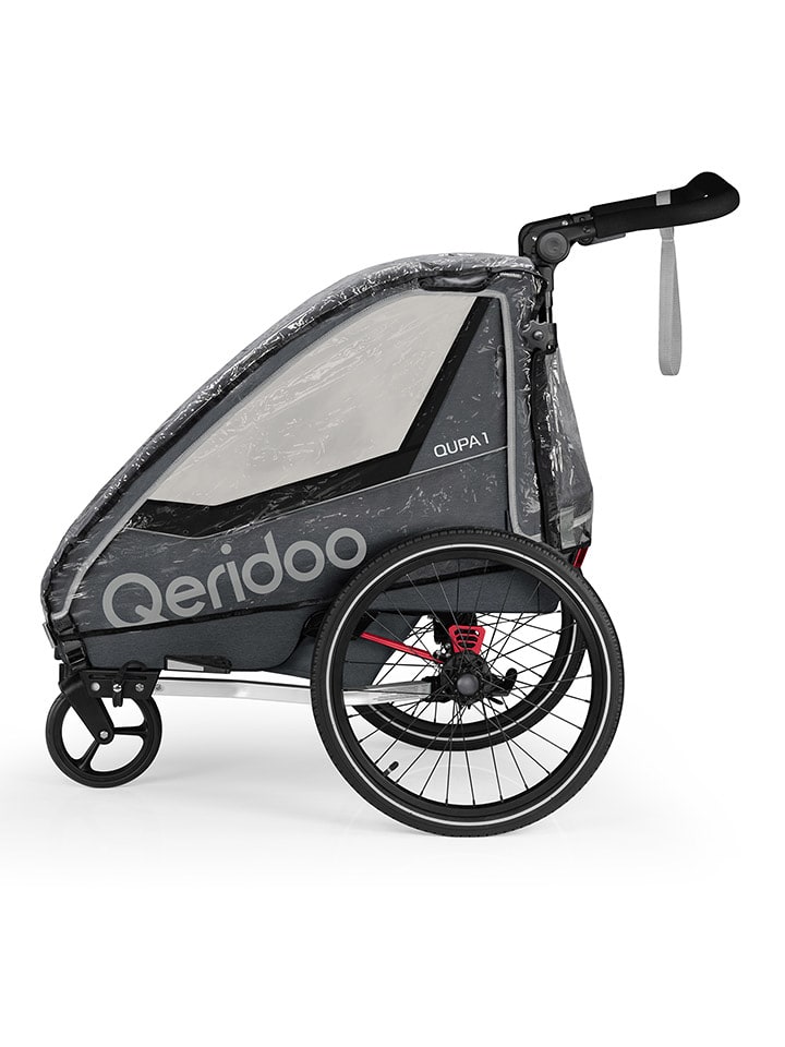 Qeridoo Osłona przeciwdeszczowa "RC11" w kolorze szarym rozmiar: onesize