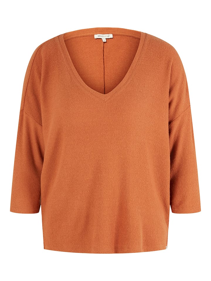 TOM TAILOR Denim Koszulka w kolorze pomarańczowym rozmiar: XS