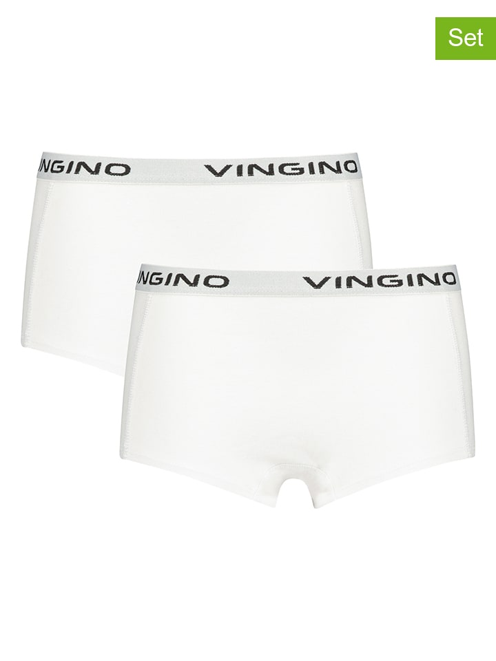 Vingino Pełne majtki (2 pary) w kolorze białym rozmiar: 122/128